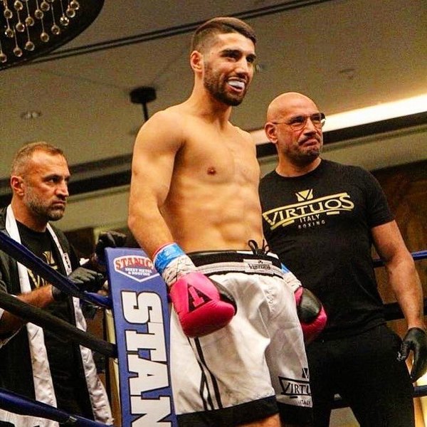 Ermal Hadribeaj, Professional Boxer, training with Donato De Martiis